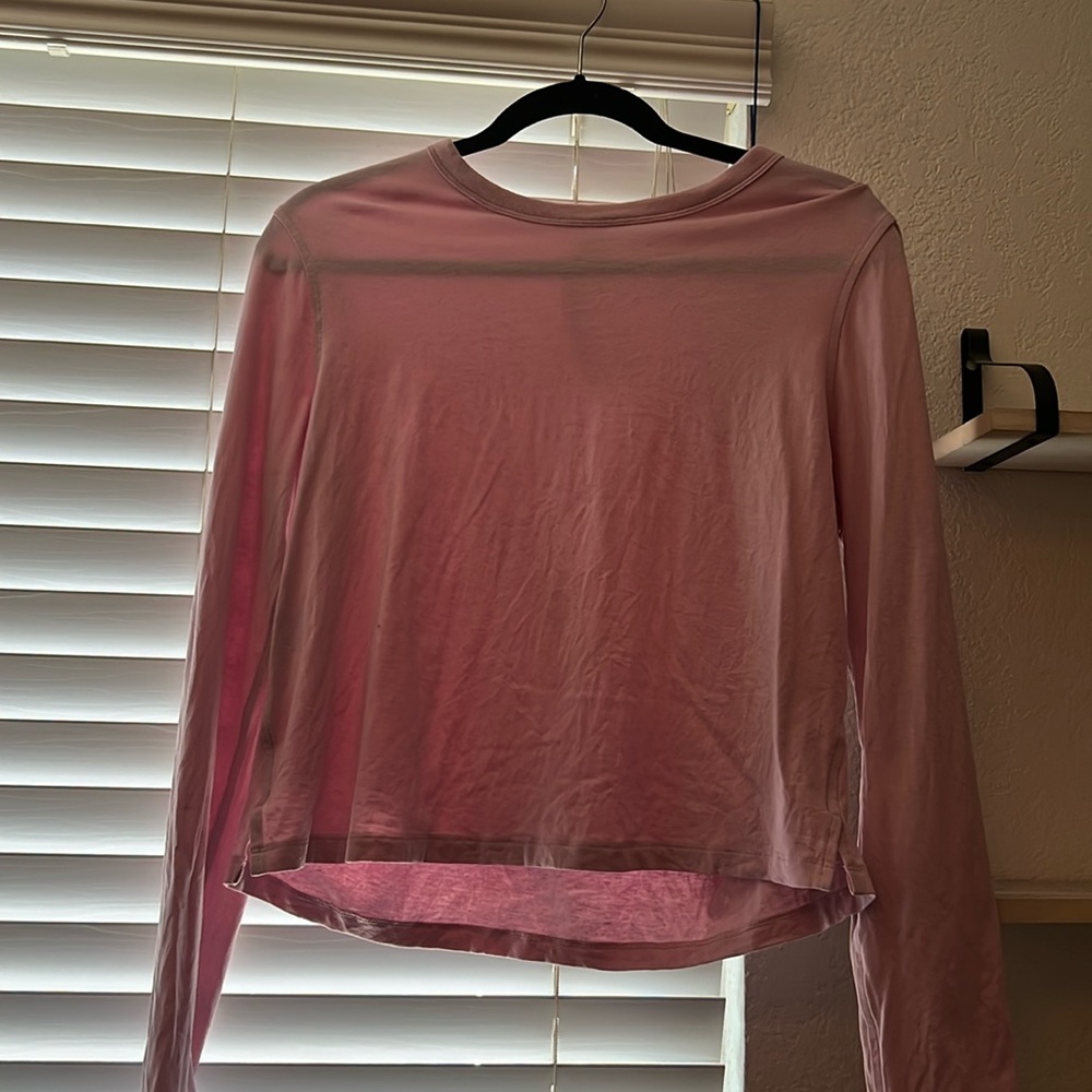 Lululemon Pink Long Sleeve